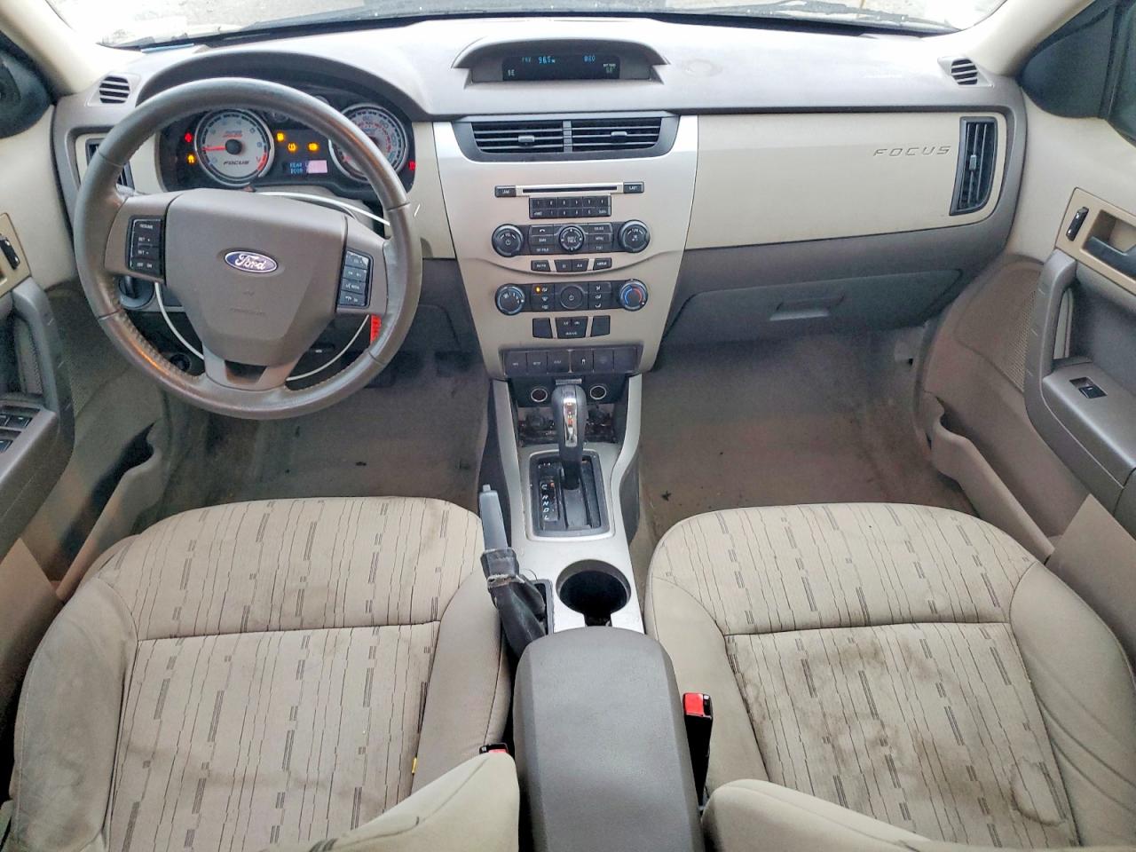 2010 Ford Focus Se White vin: 1FAHP3FN5AW248901