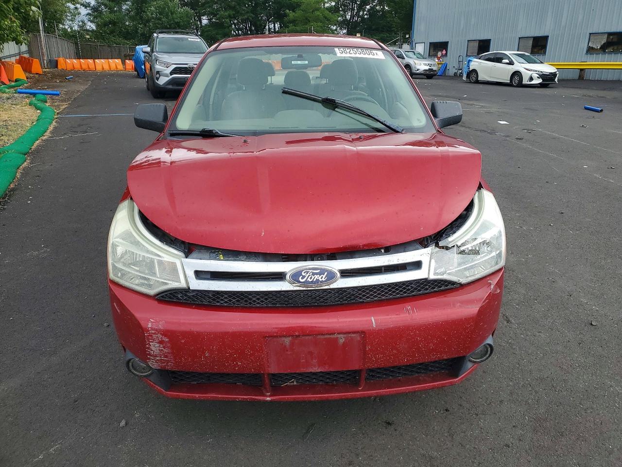 2011 Ford Focus Se Red vin: 1FAHP3FN5BW107344