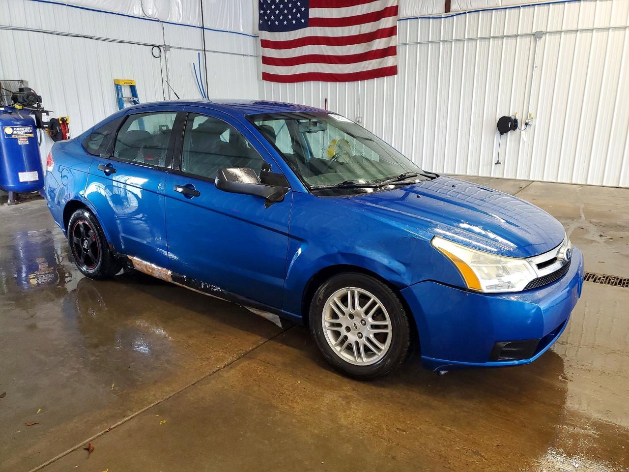2011 Ford Focus Se Blue vin: 1FAHP3FN5BW111278