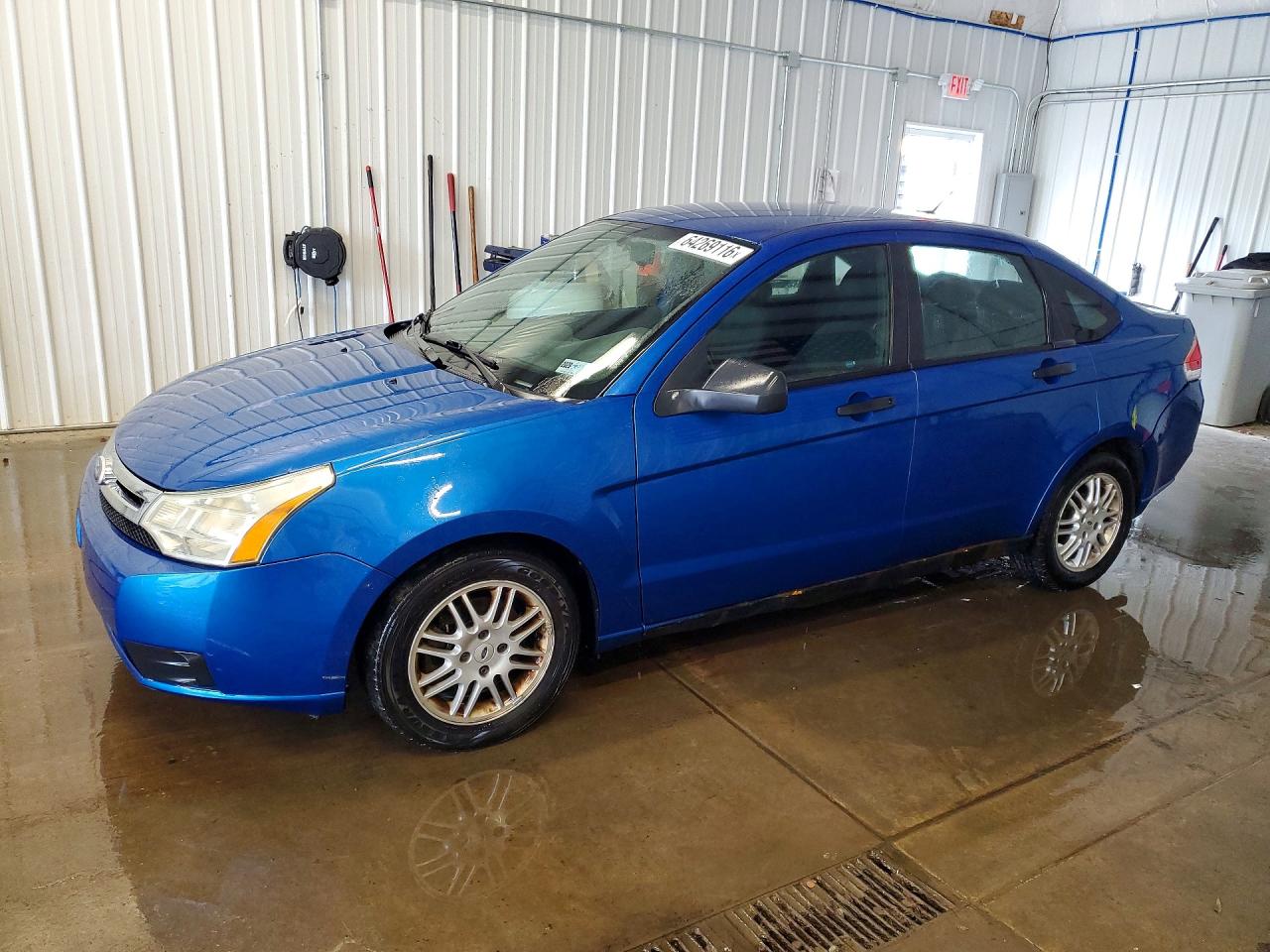 2011 Ford Focus Se Blue vin: 1FAHP3FN5BW111278