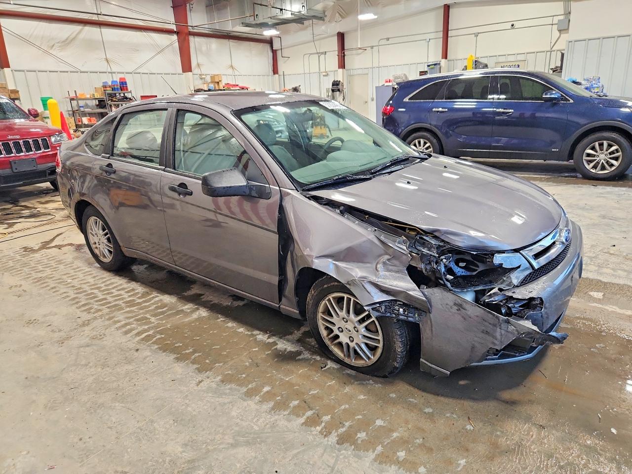 2011 Ford Focus Se Gray vin: 1FAHP3FN5BW133412