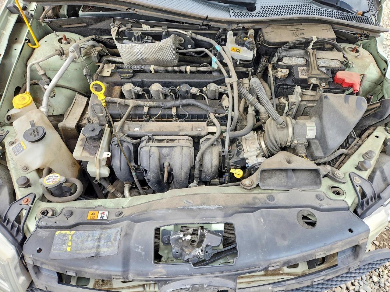 2011 Ford Focus Se Green vin: 1FAHP3FN5BW181931