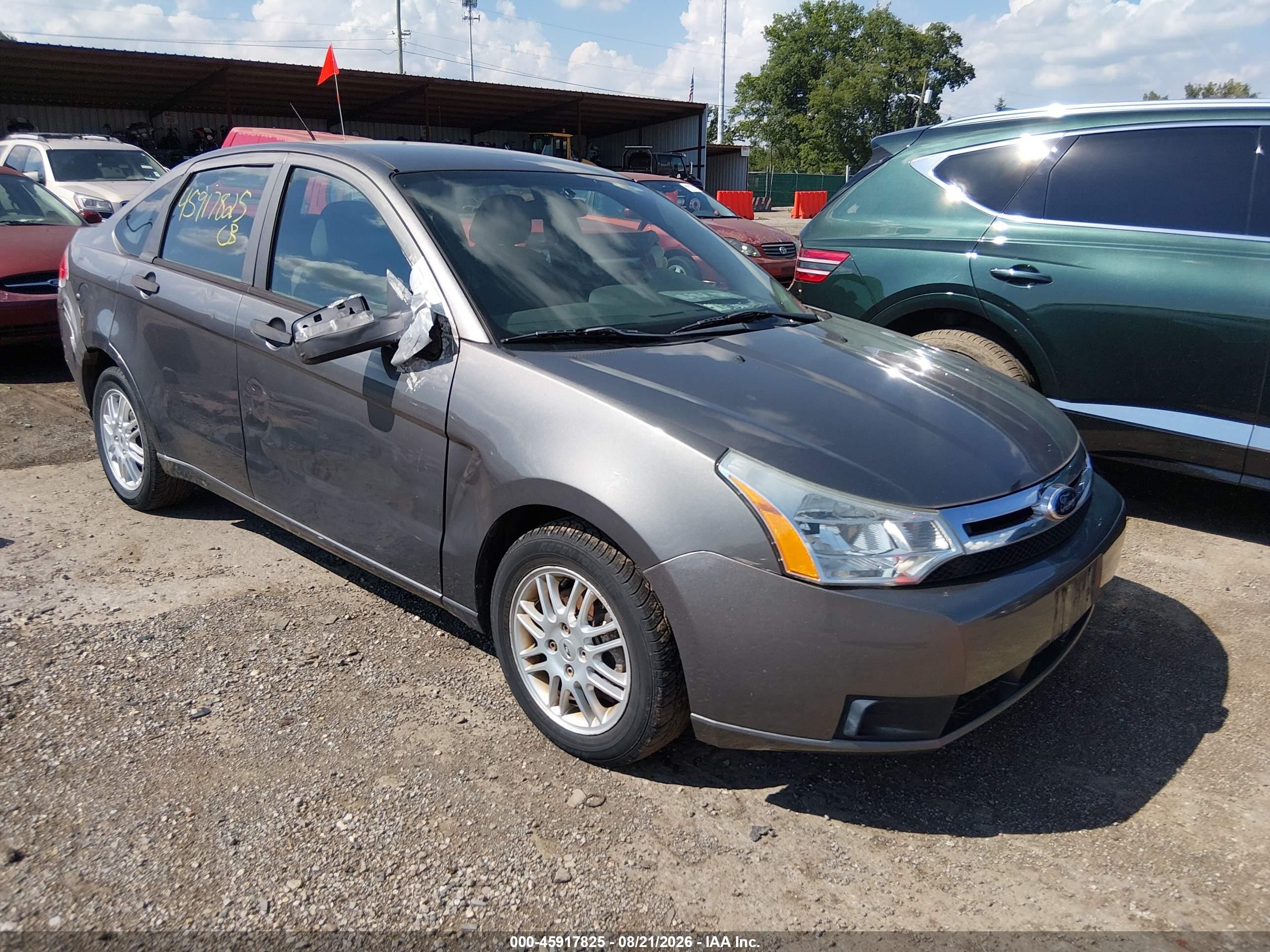 2010 Ford Focus Se Gray vin: 1FAHP3FN6AW187333