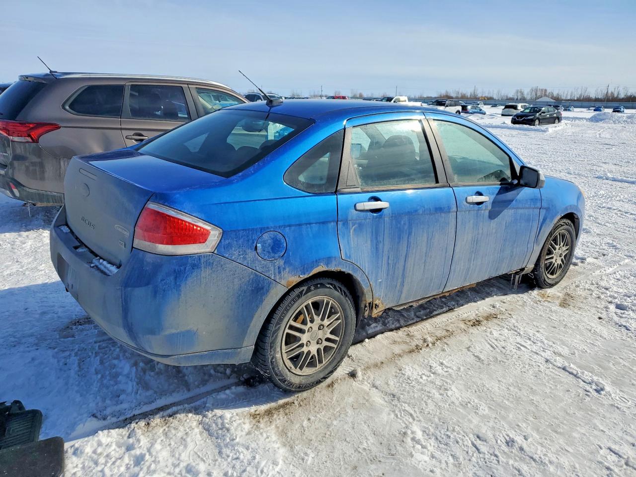 2010 Ford Focus Se Blue vin: 1FAHP3FN6AW244274
