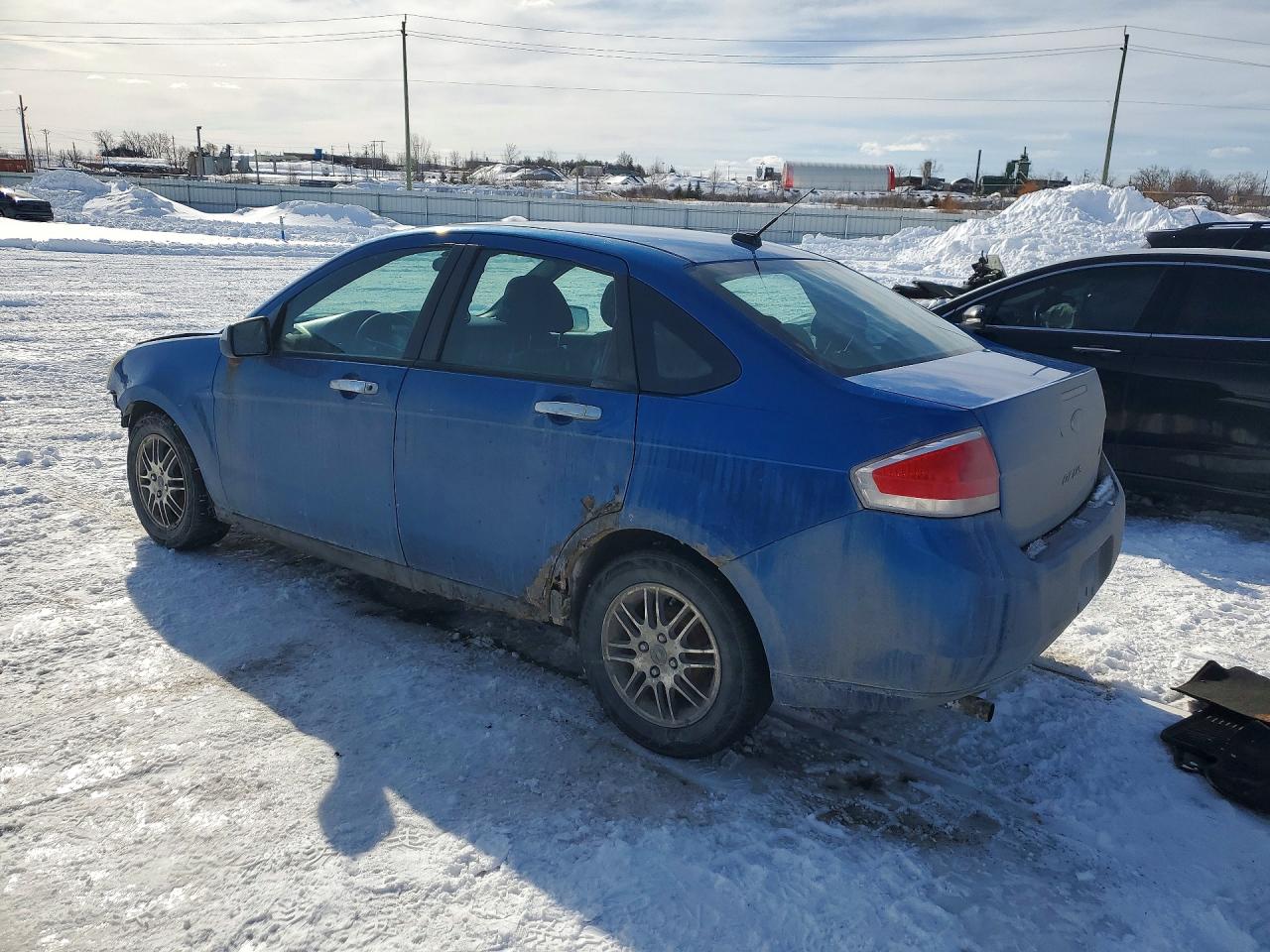 2010 Ford Focus Se Blue vin: 1FAHP3FN6AW244274