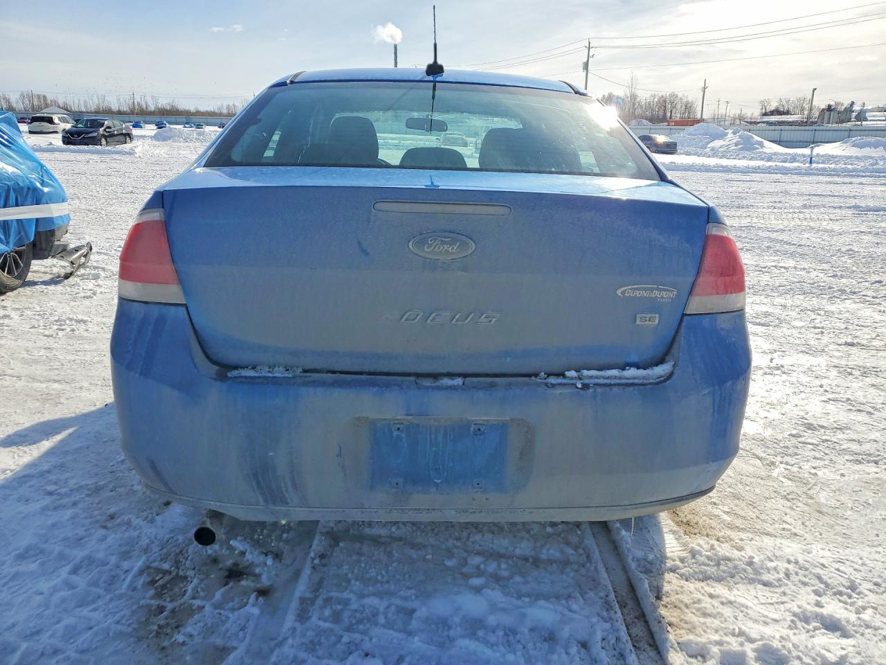 2010 Ford Focus Se Blue vin: 1FAHP3FN6AW244274
