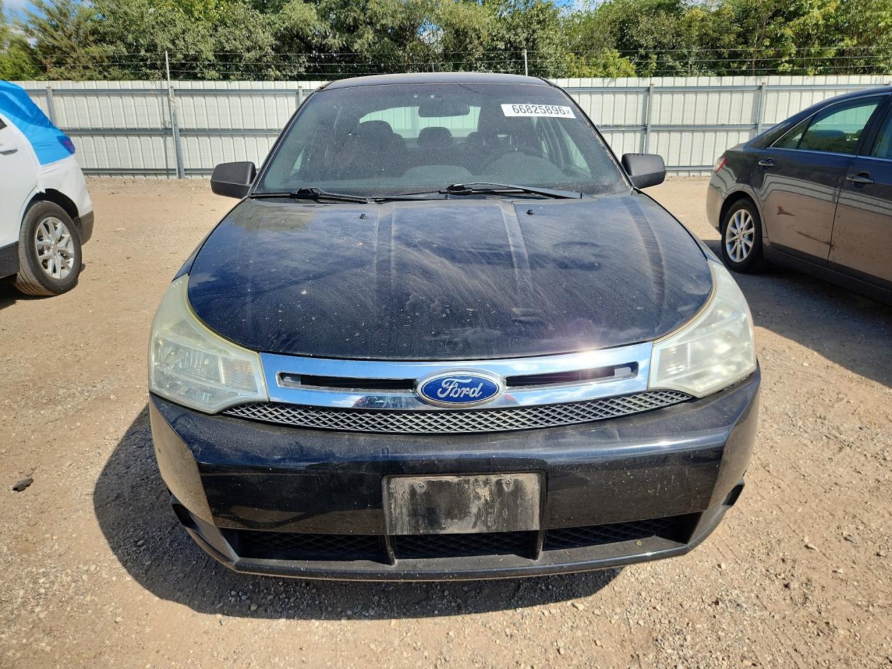 2010 Ford Focus Se Black vin: 1FAHP3FN6AW267473