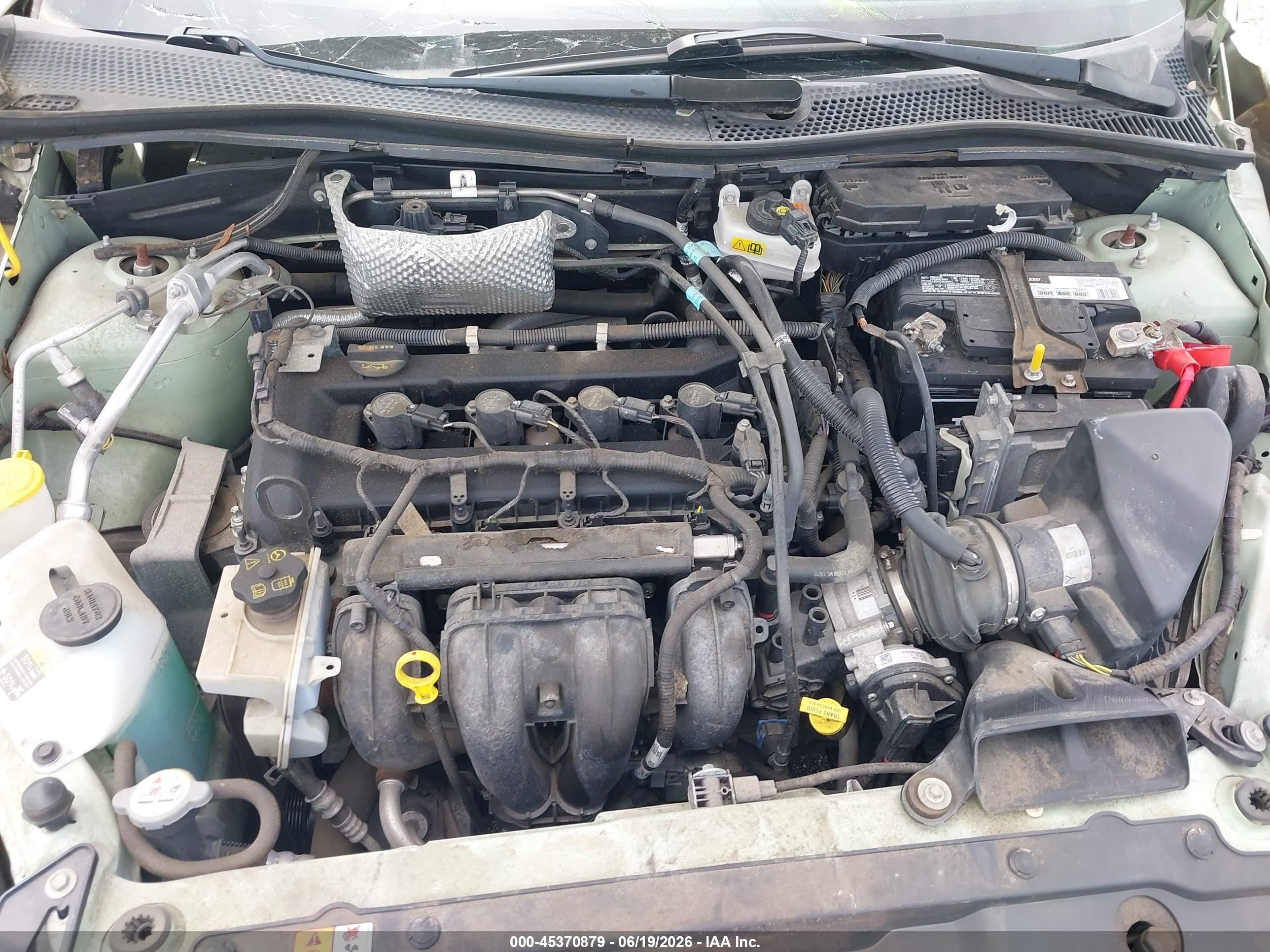 2010 Ford Focus Se Green vin: 1FAHP3FN6AW287383