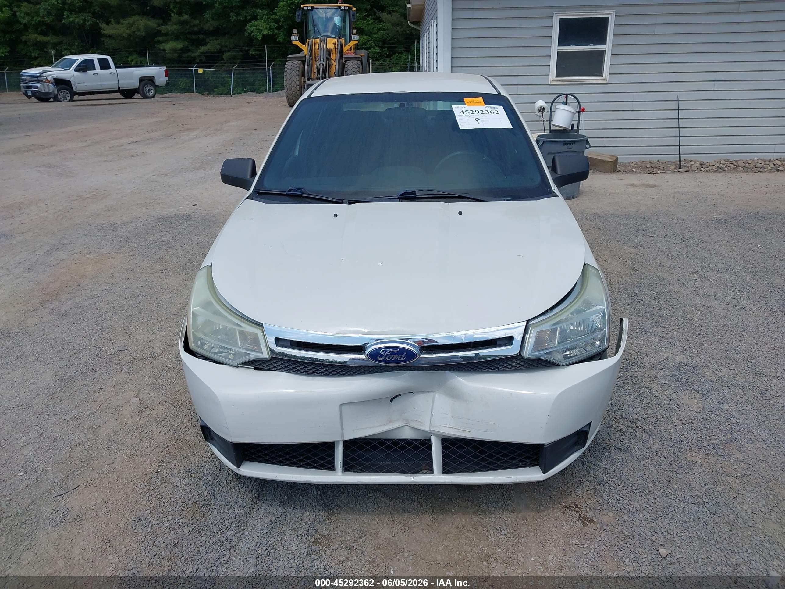 2011 Ford Focus Se White vin: 1FAHP3FN6BW111838