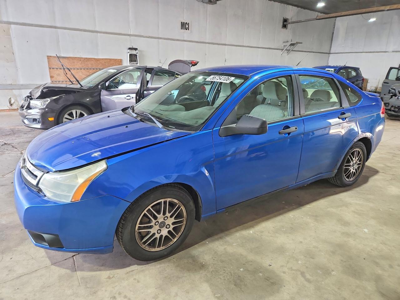 2011 Ford Focus Se Blue vin: 1FAHP3FN6BW126288