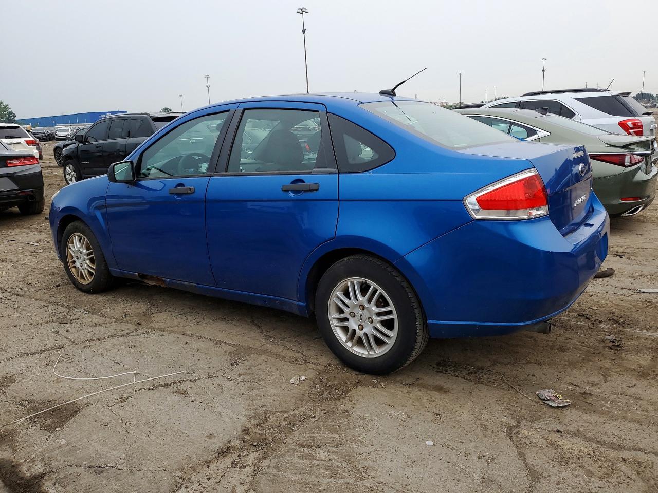 2011 Ford Focus Se Blue vin: 1FAHP3FN6BW146072