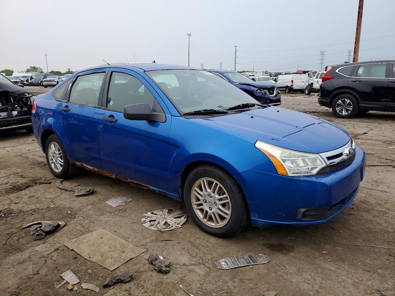 2011 Ford Focus Se Blue vin: 1FAHP3FN6BW146072