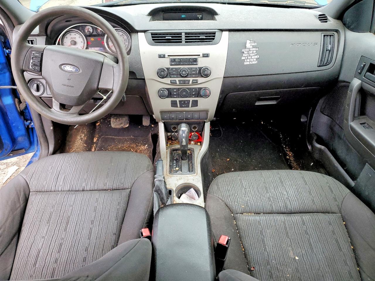 2011 Ford Focus Se Blue vin: 1FAHP3FN6BW146072
