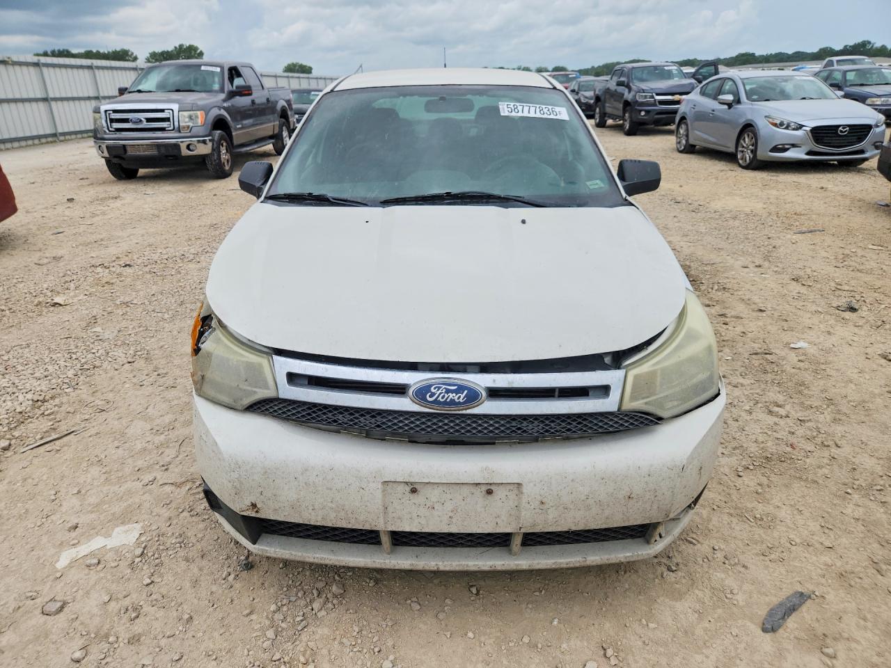 2011 Ford Focus Se White vin: 1FAHP3FN6BW148243