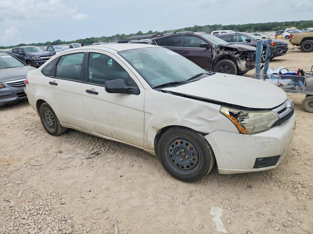 2011 Ford Focus Se White vin: 1FAHP3FN6BW148243
