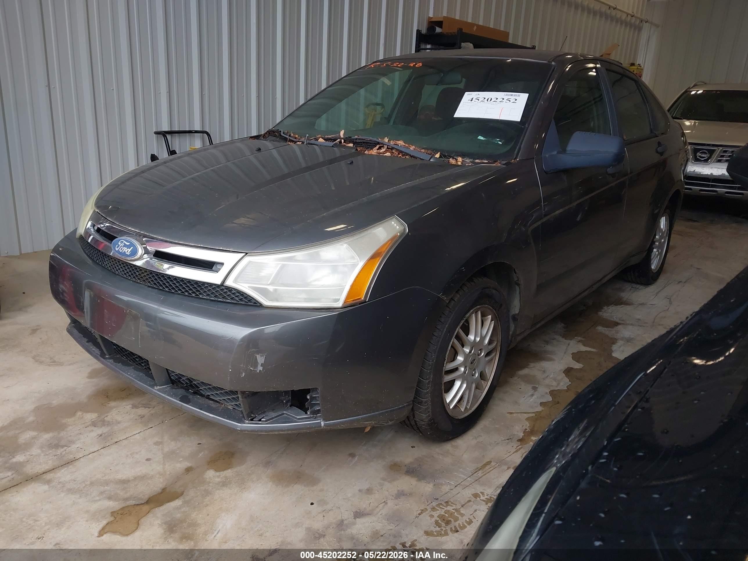 2011 Ford Focus Se Gray vin: 1FAHP3FN6BW153037