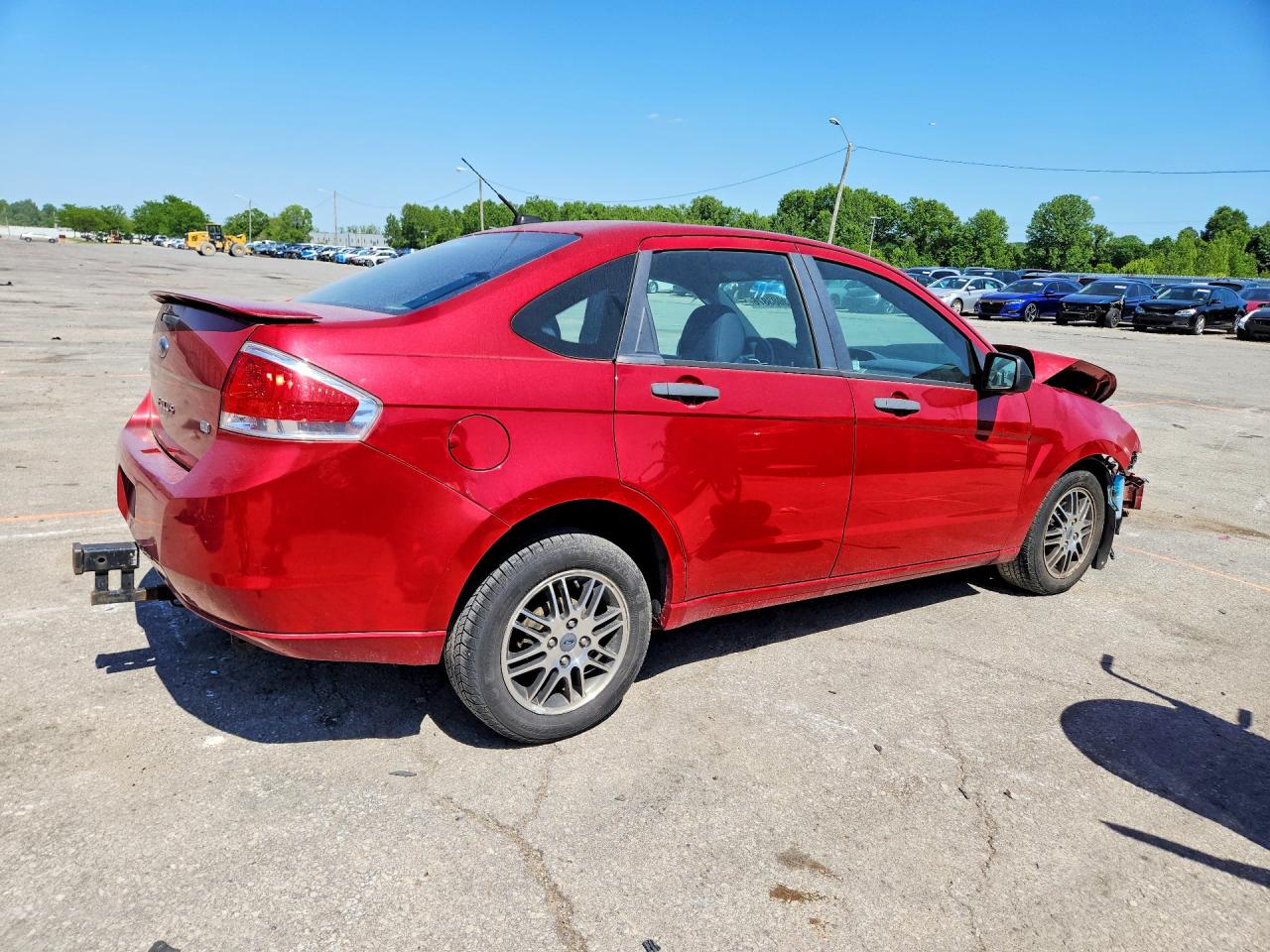 2011 Ford Focus Se Red vin: 1FAHP3FN6BW194090