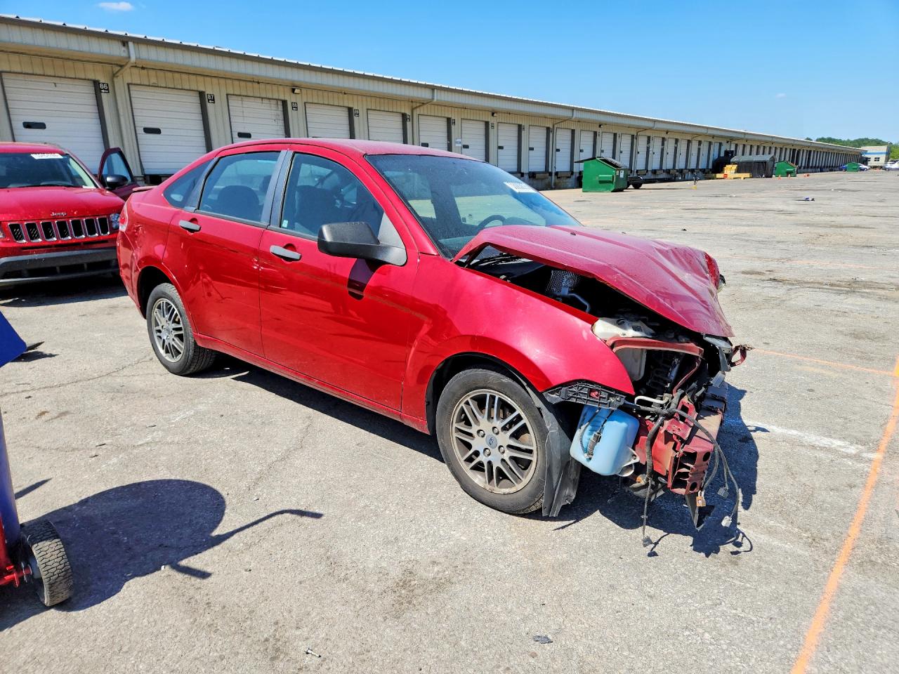 2011 Ford Focus Se Red vin: 1FAHP3FN6BW194090
