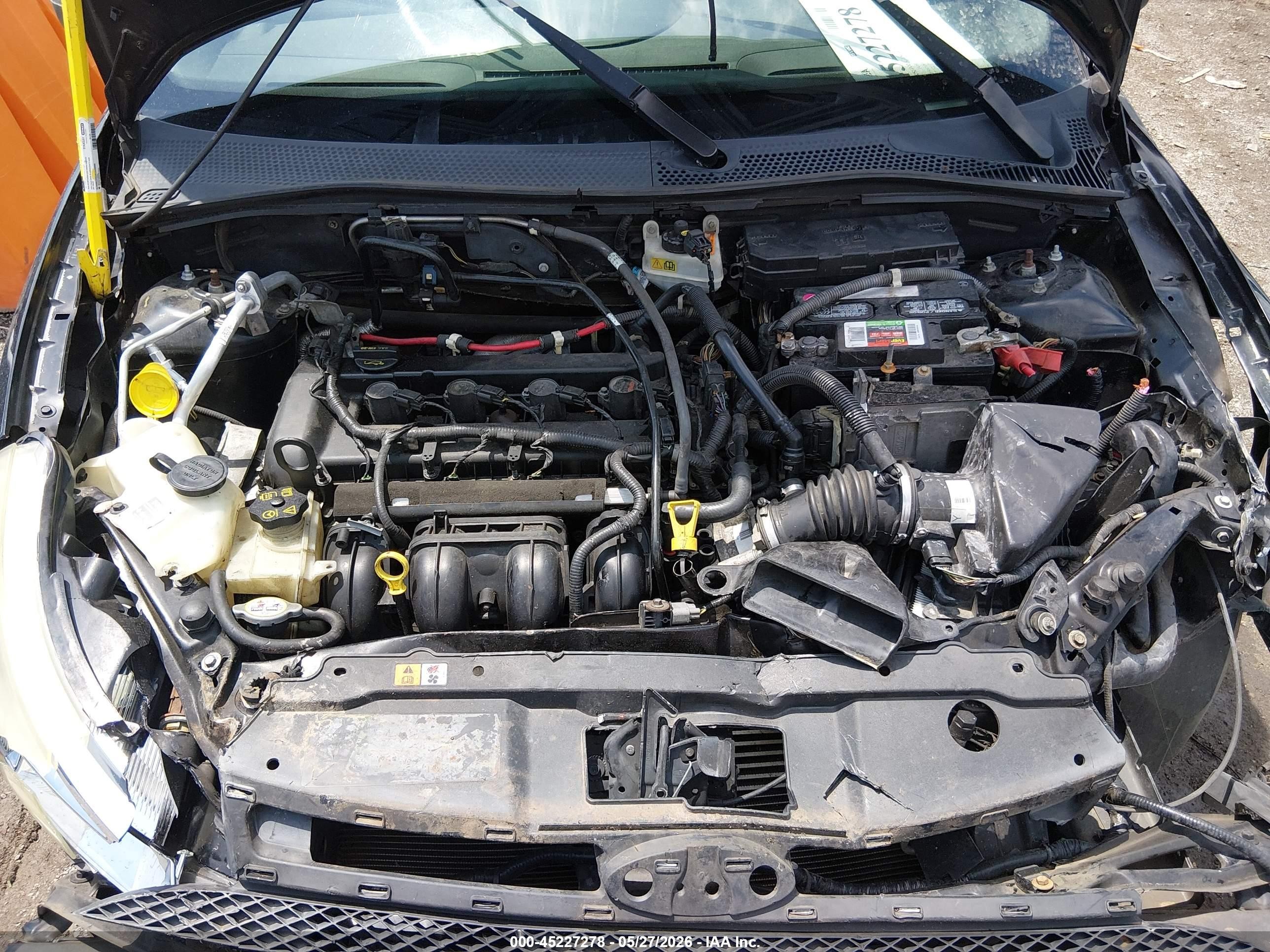 2010 Ford Focus Se Black vin: 1FAHP3FN7AW201272