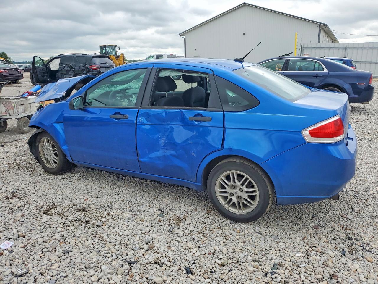 2010 Ford Focus Se Blue vin: 1FAHP3FN7AW214863
