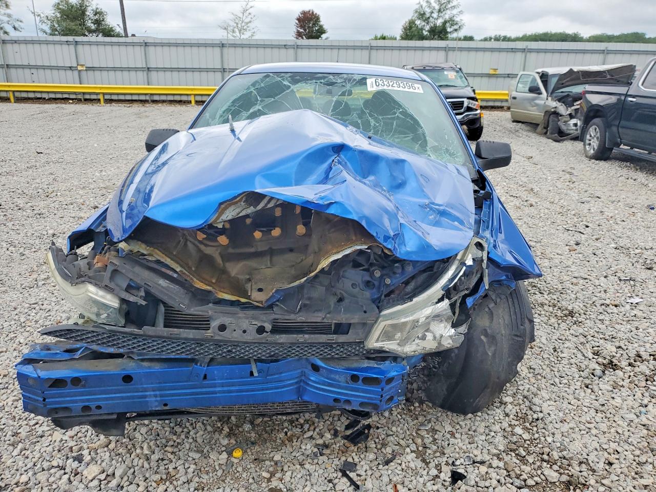 2010 Ford Focus Se Blue vin: 1FAHP3FN7AW214863