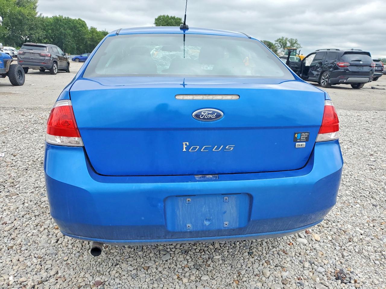 2010 Ford Focus Se Blue vin: 1FAHP3FN7AW214863