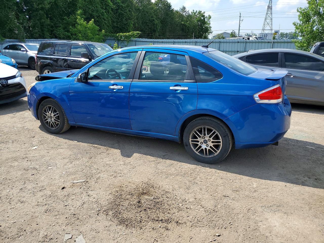 2010 Ford Focus Se Blue vin: 1FAHP3FN7AW216435