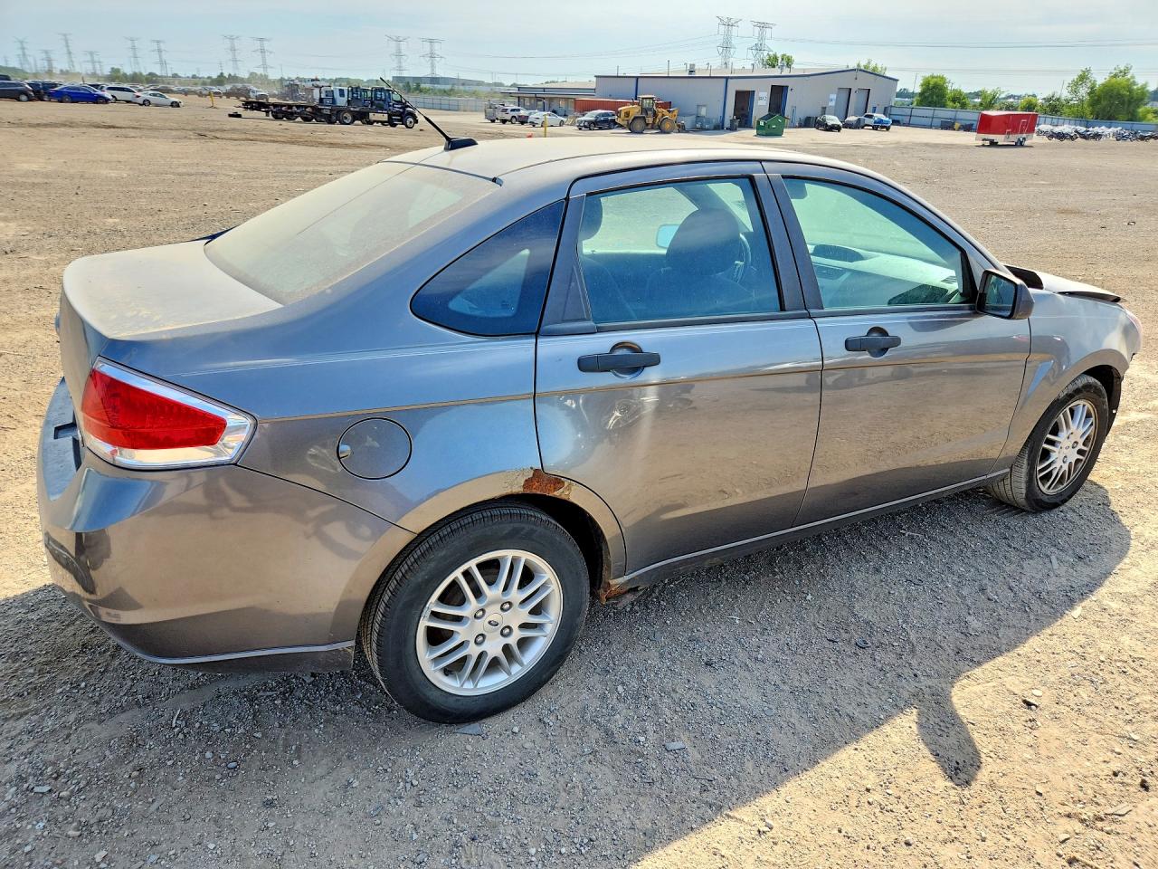 2010 Ford Focus Se Gray vin: 1FAHP3FN7AW247023