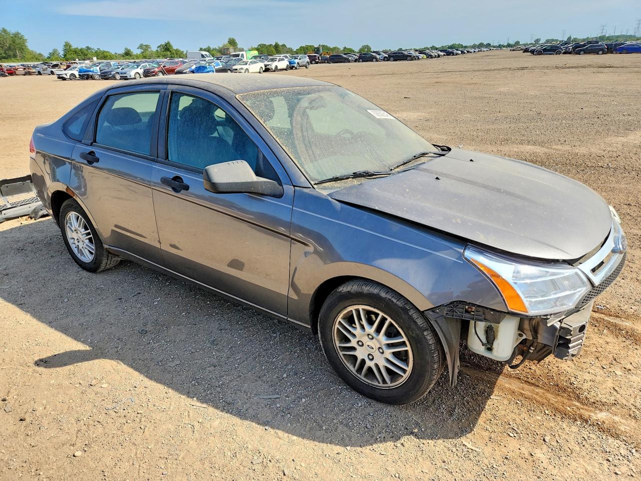 2010 Ford Focus Se Gray vin: 1FAHP3FN7AW247023
