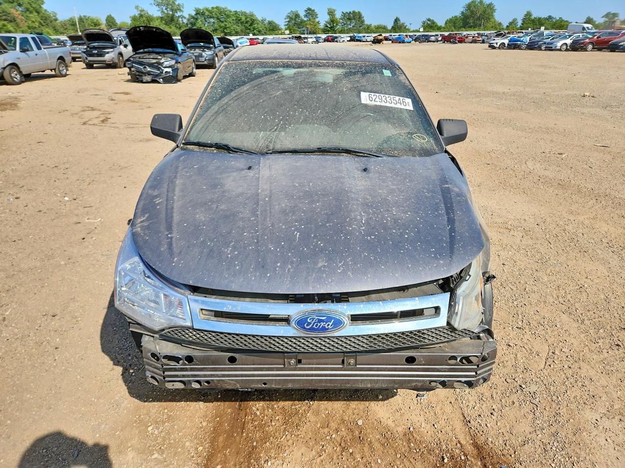 2010 Ford Focus Se Gray vin: 1FAHP3FN7AW247023