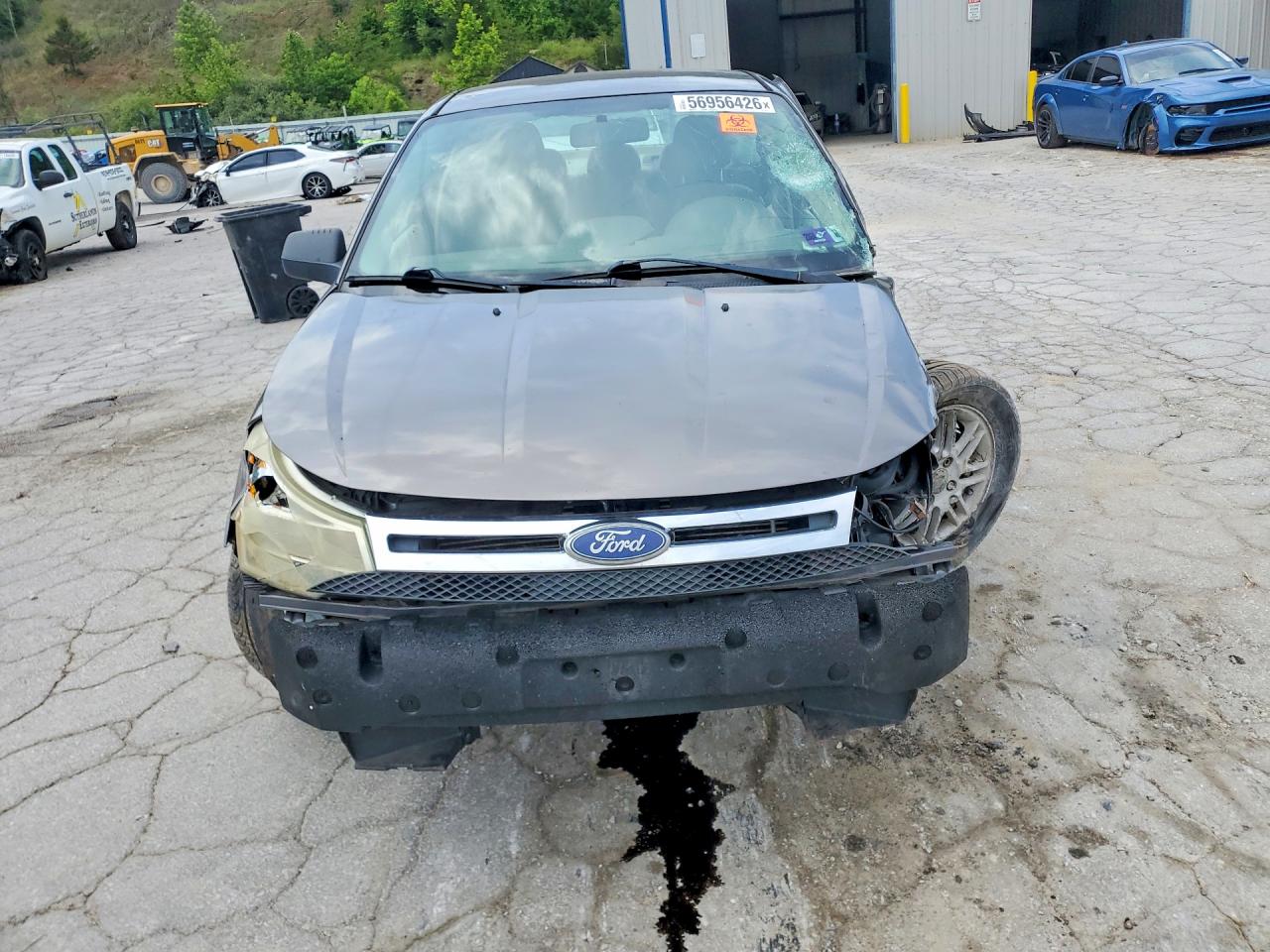 2010 Ford Focus Se Gray vin: 1FAHP3FN7AW261357