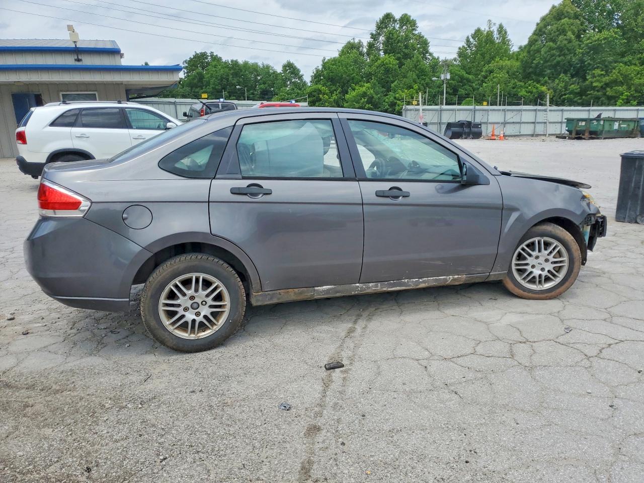 2010 Ford Focus Se Gray vin: 1FAHP3FN7AW261357