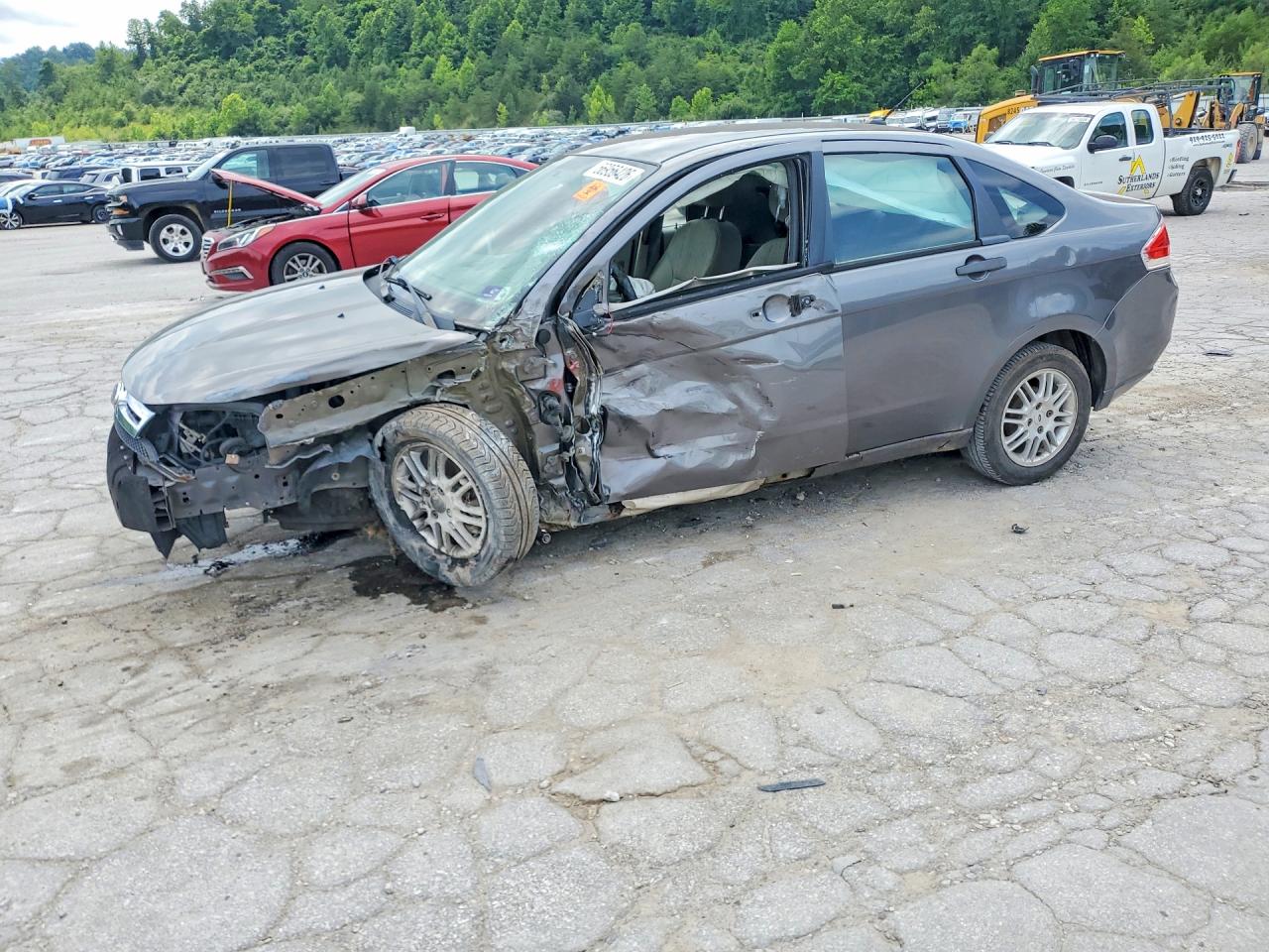 2010 Ford Focus Se Gray vin: 1FAHP3FN7AW261357