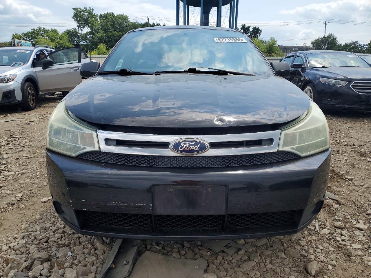 2010 Ford Focus Se Black vin: 1FAHP3FN7AW287697
