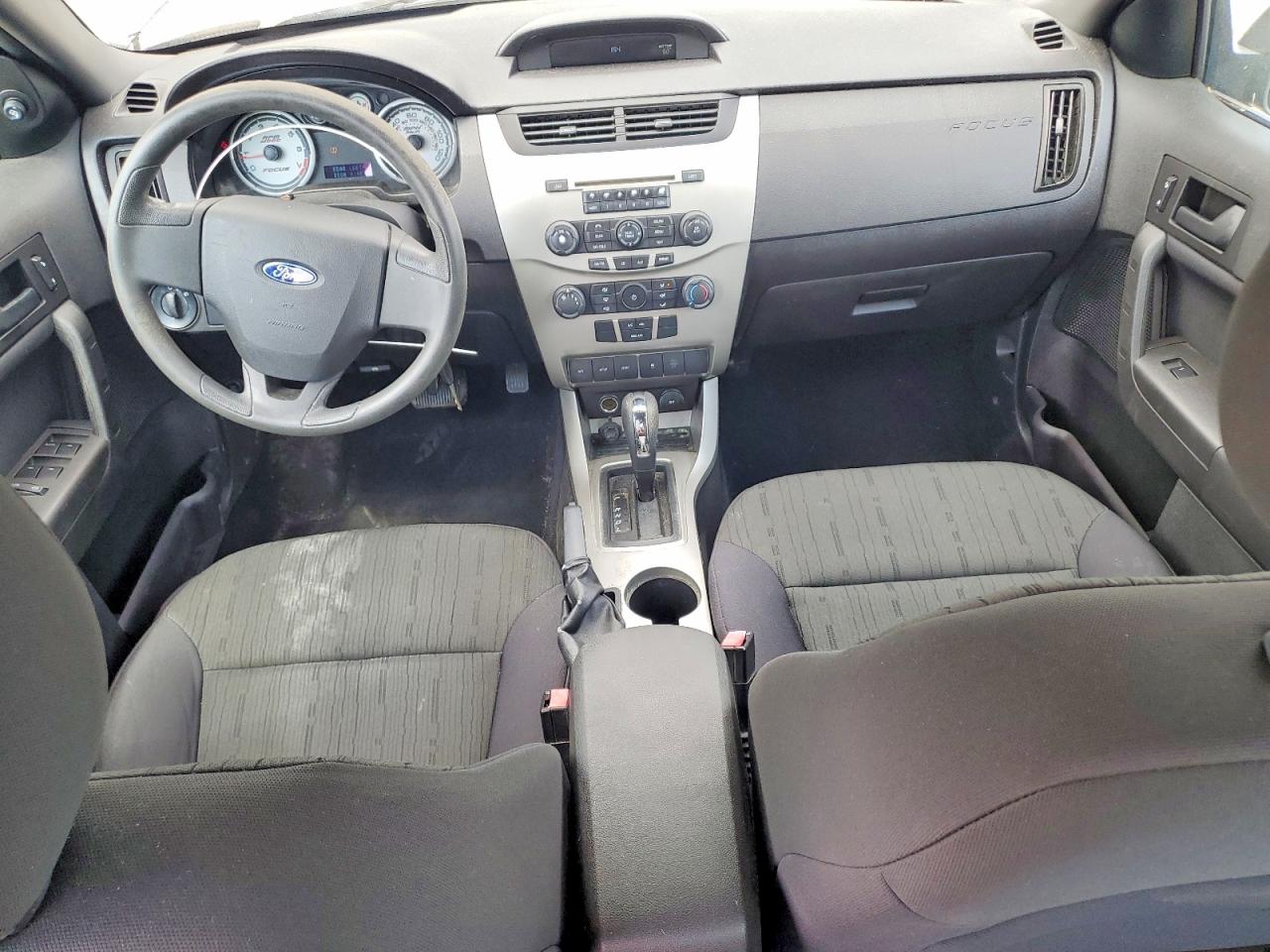 2010 Ford Focus Se Black vin: 1FAHP3FN7AW287697