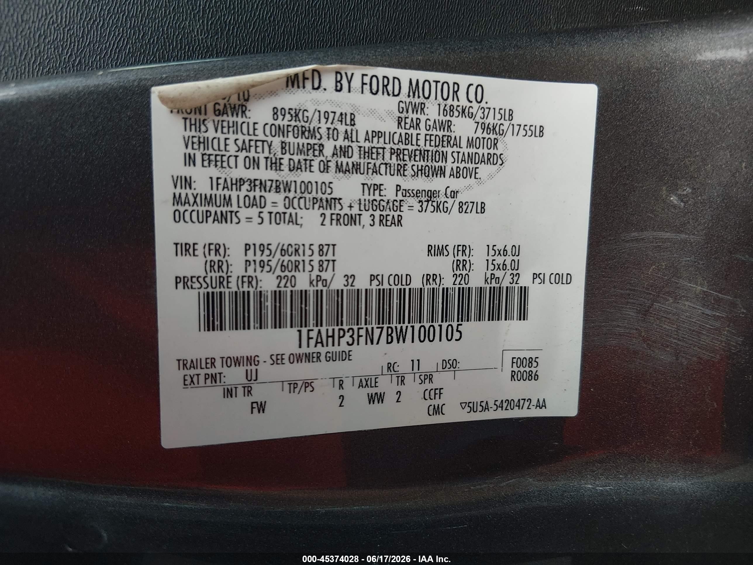 2011 Ford Focus Se Gray vin: 1FAHP3FN7BW100105