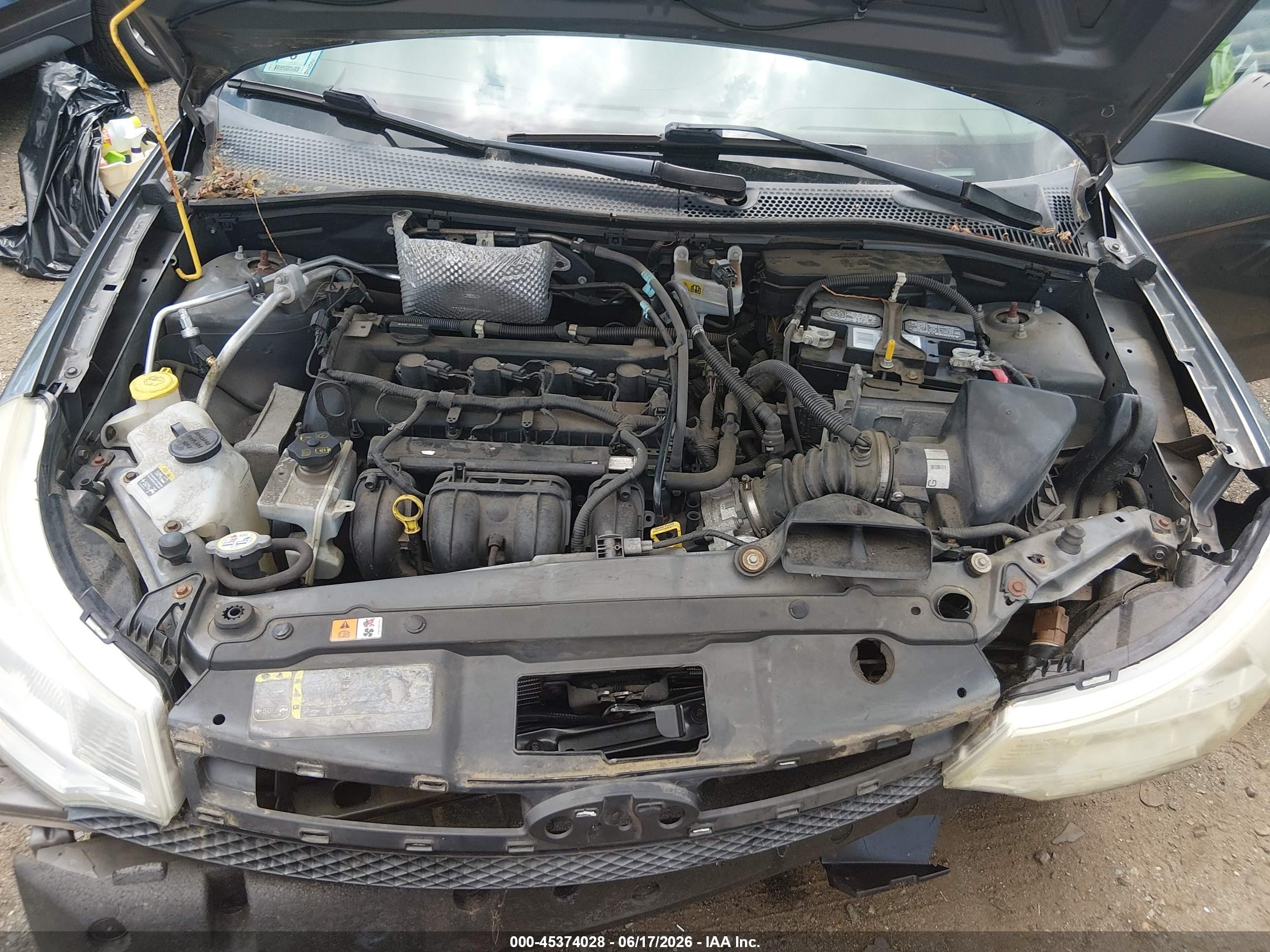 2011 Ford Focus Se Gray vin: 1FAHP3FN7BW100105