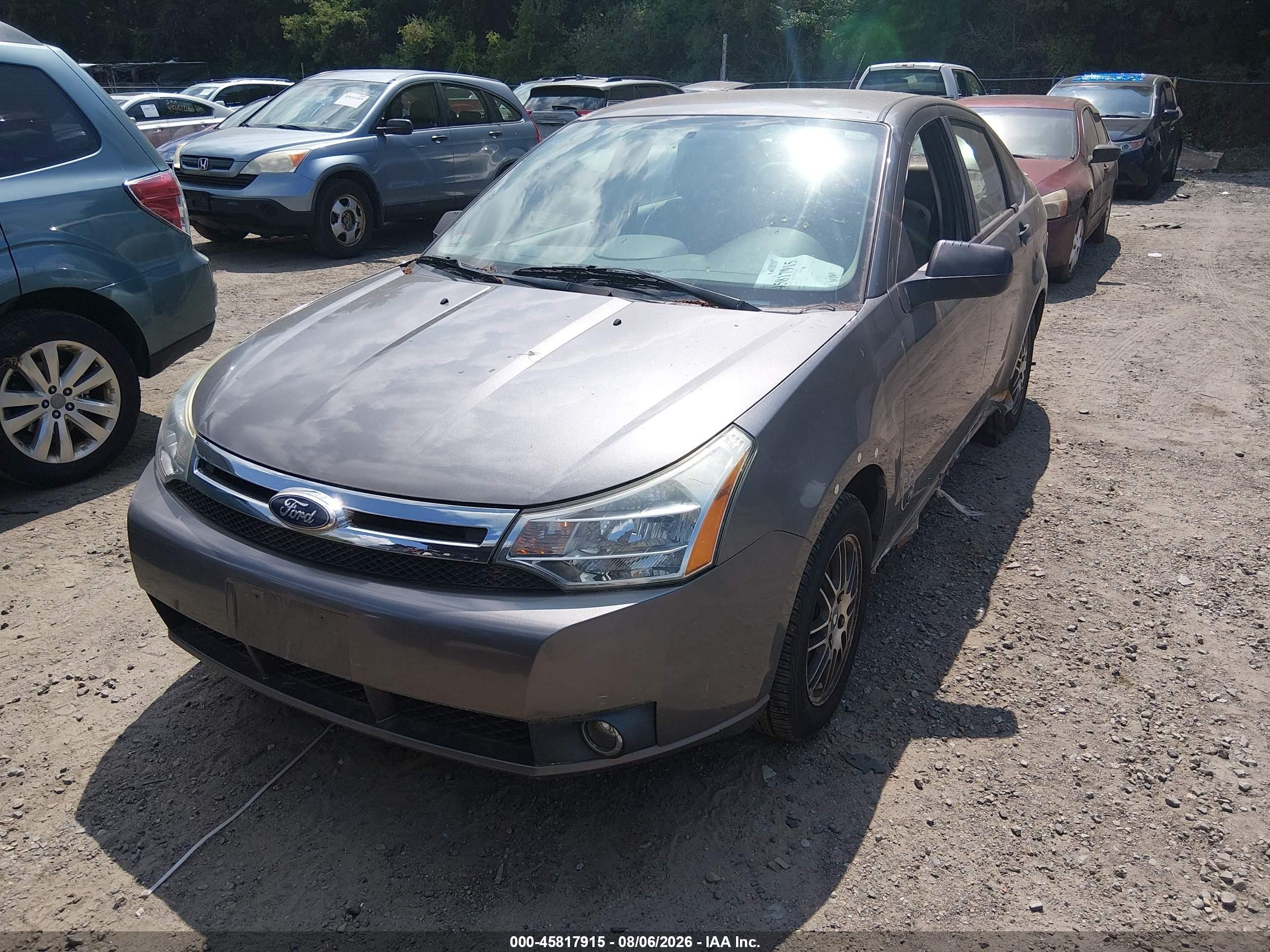 2011 Ford Focus Se Gray vin: 1FAHP3FN7BW156786