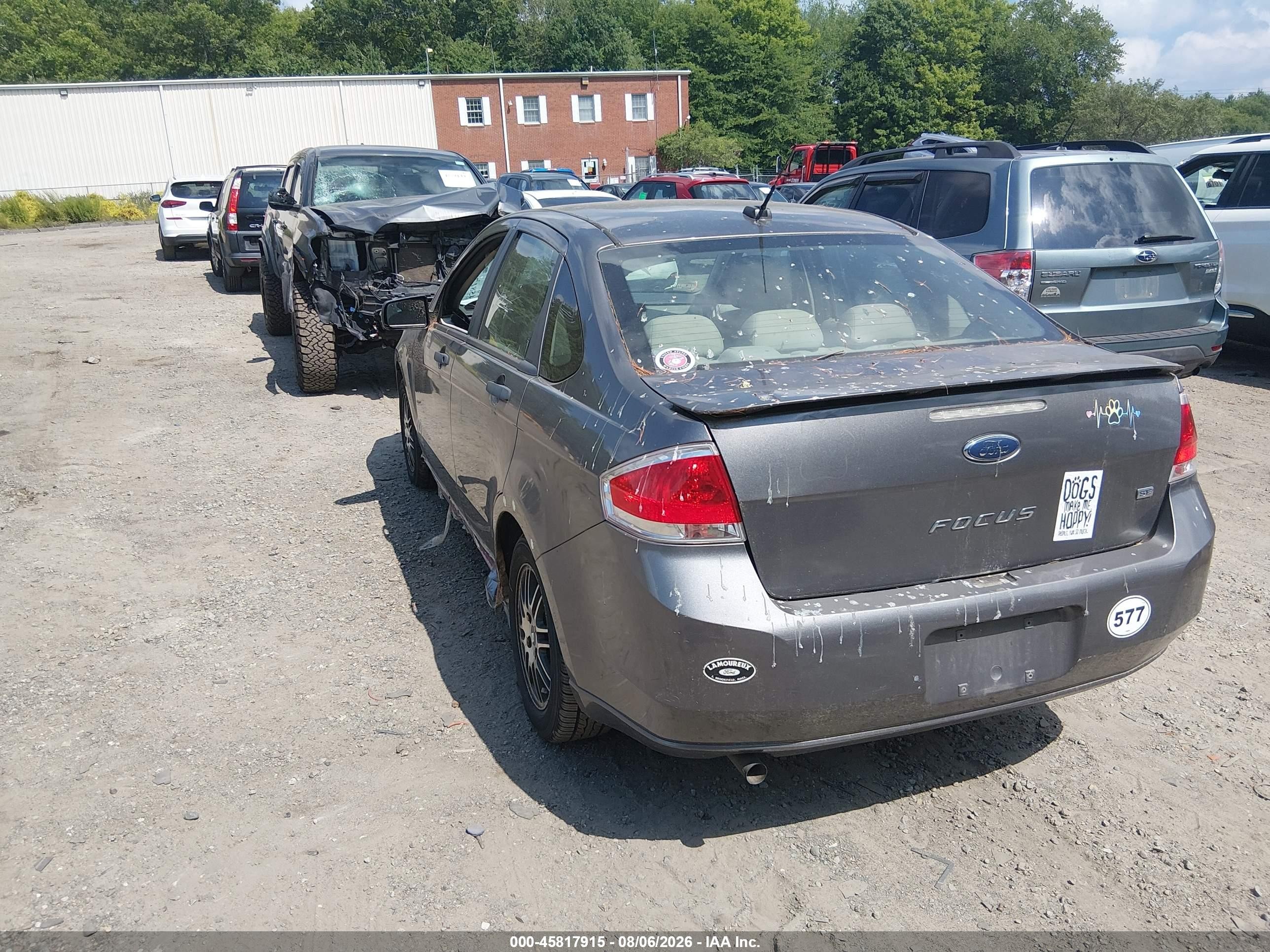 2011 Ford Focus Se Gray vin: 1FAHP3FN7BW156786