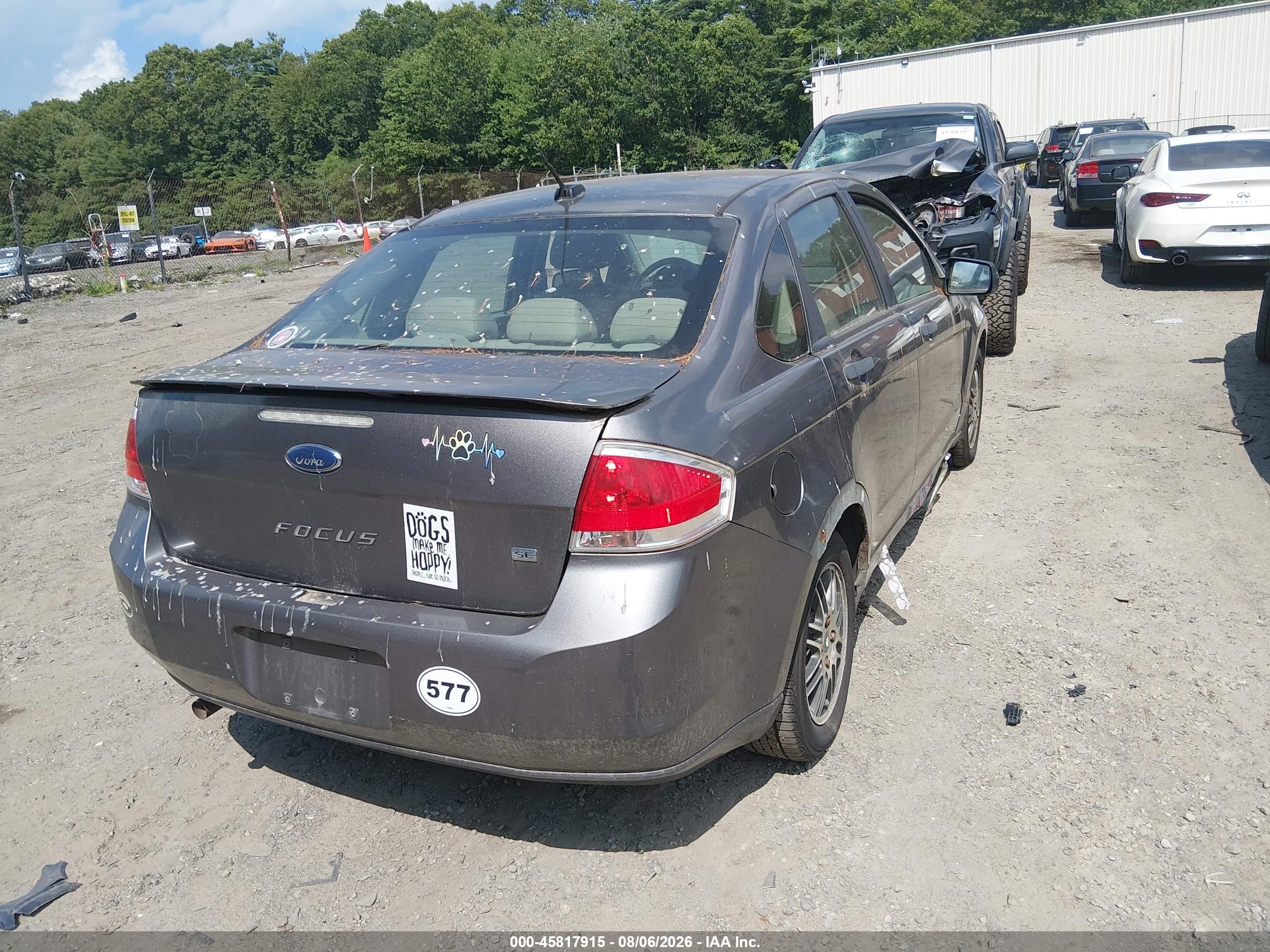 2011 Ford Focus Se Gray vin: 1FAHP3FN7BW156786