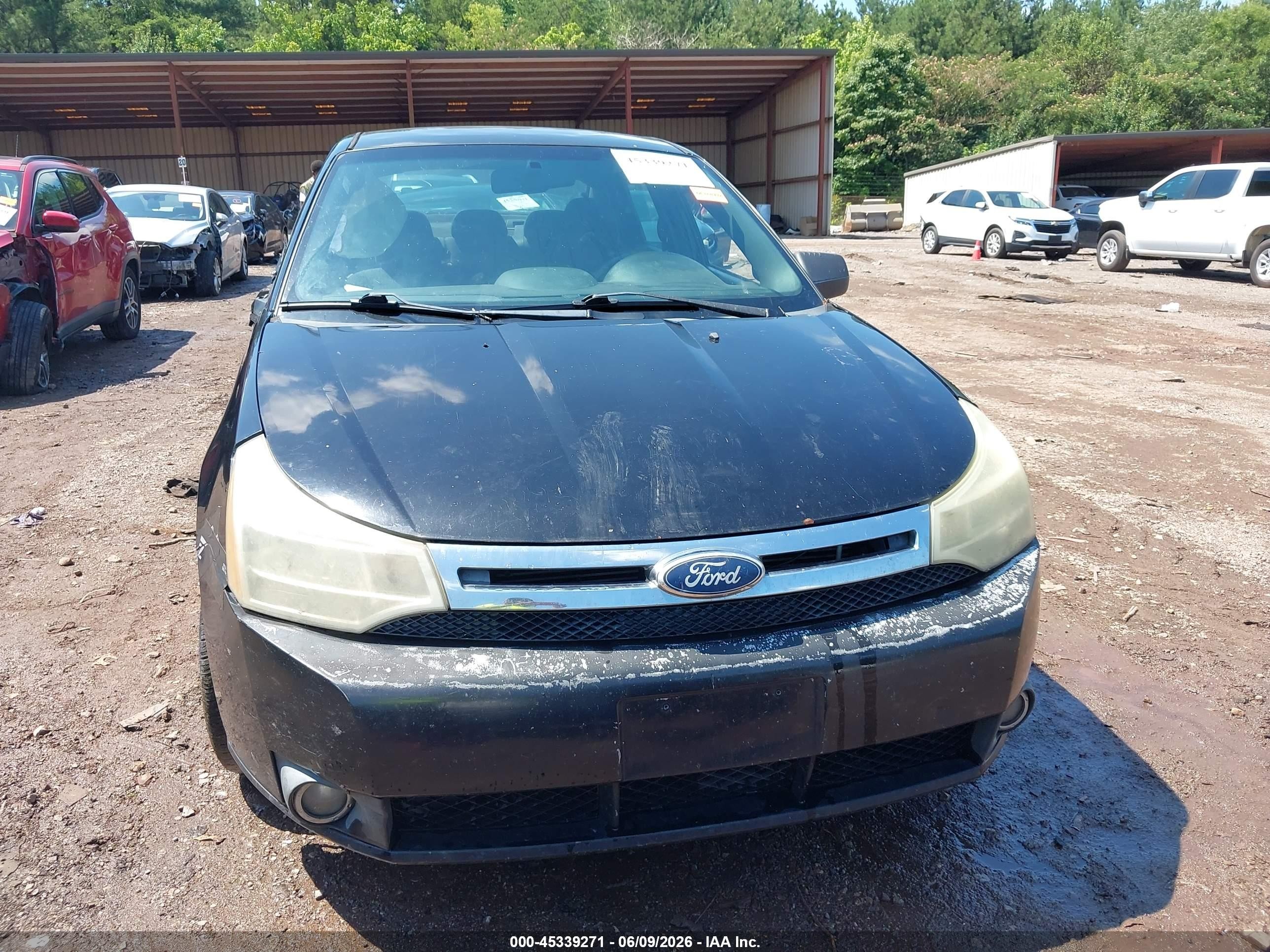 2011 Ford Focus Se Черный vin: 1FAHP3FN7BW179159