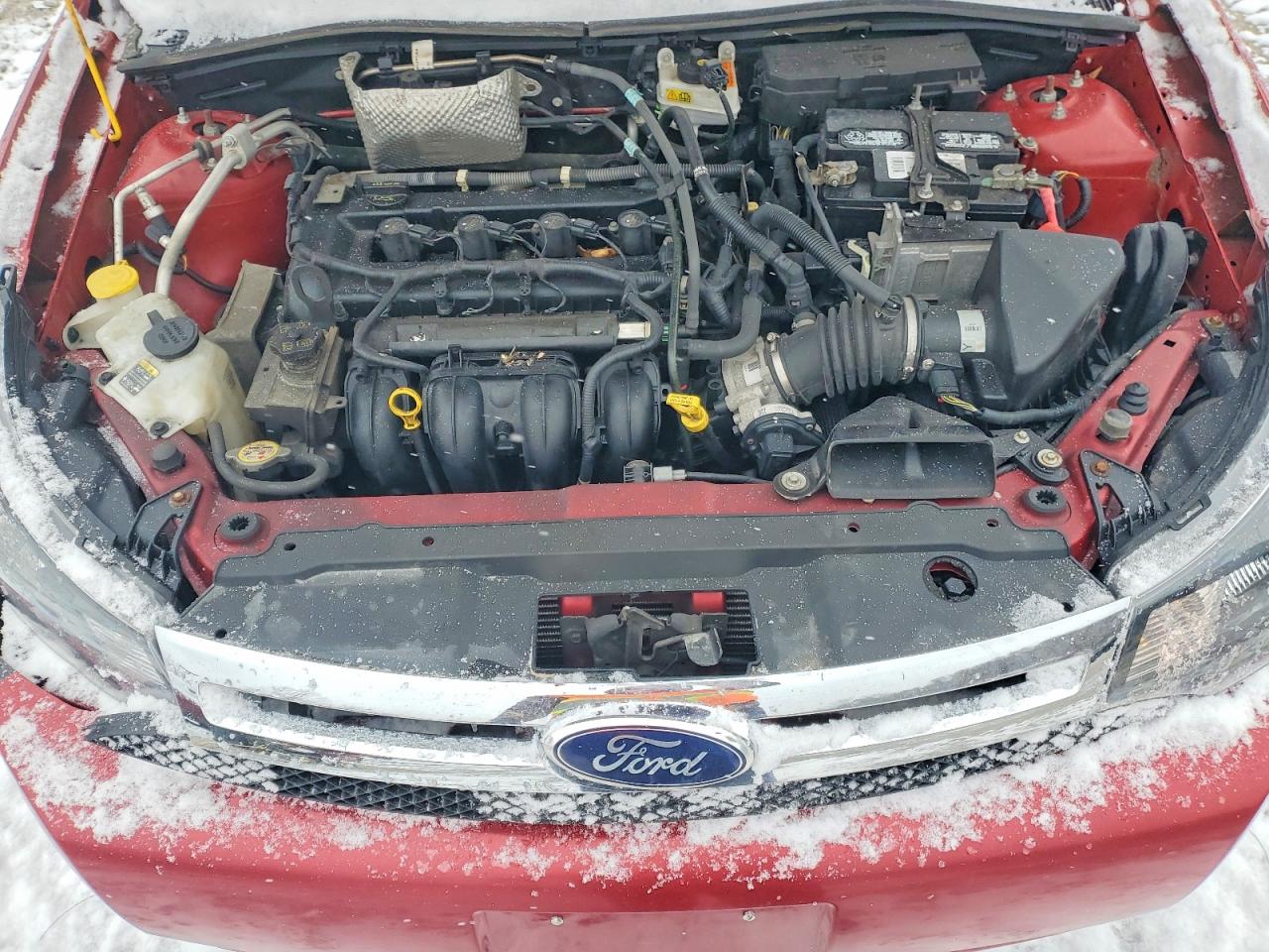 2011 Ford Focus Se Red vin: 1FAHP3FN7BW193076