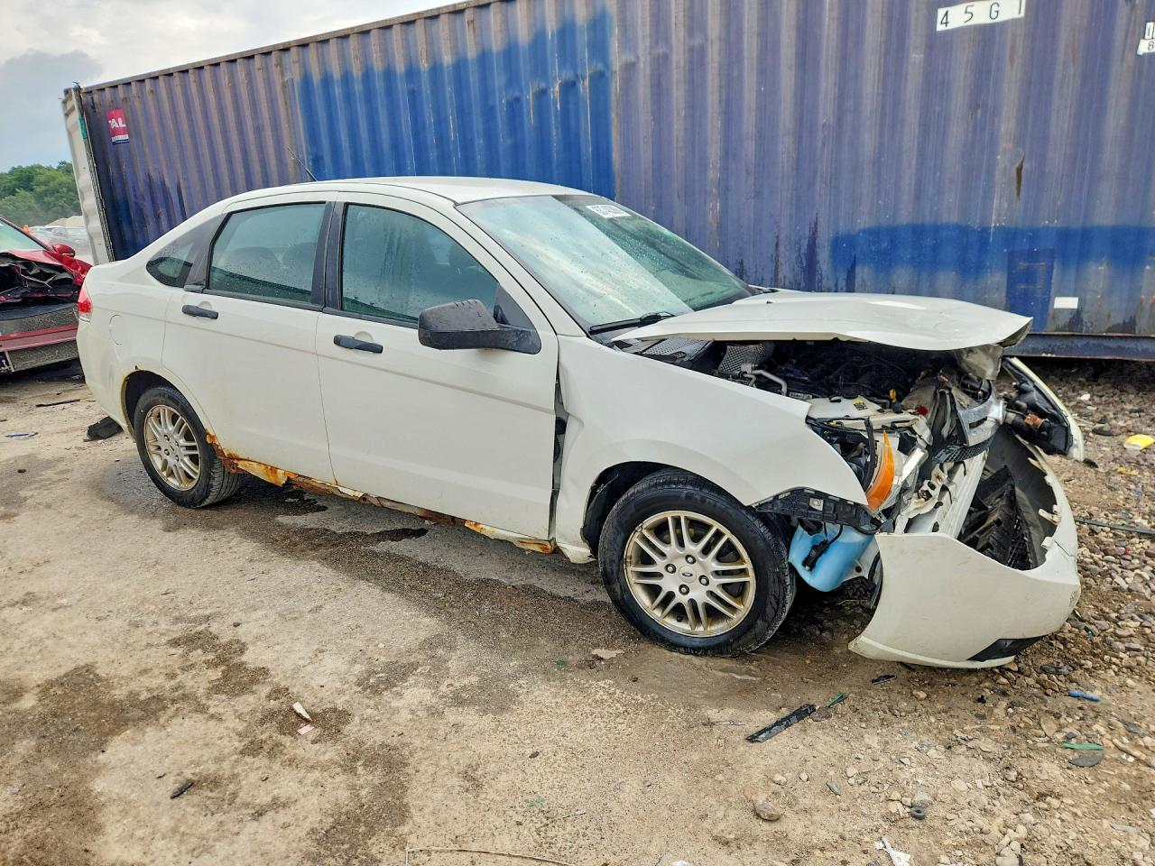2011 Ford Focus Se White vin: 1FAHP3FN7BW204013