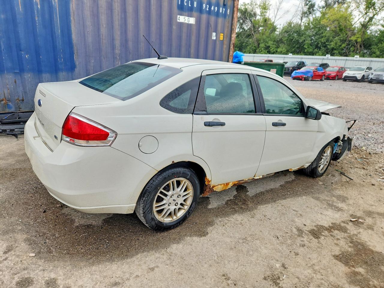 2011 Ford Focus Se White vin: 1FAHP3FN7BW204013