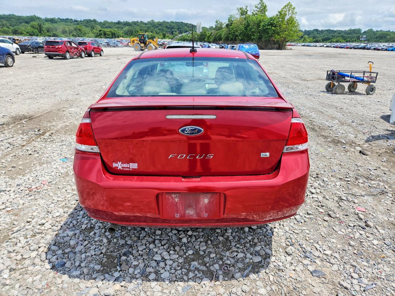 2010 Ford Focus Red vin: 1FAHP3FN8AW116313