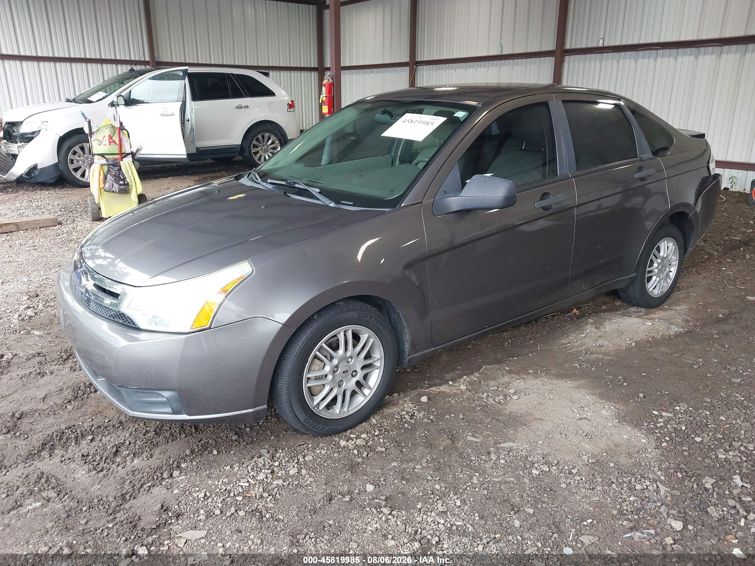 2010 Ford Focus Se Gray vin: 1FAHP3FN8AW183557