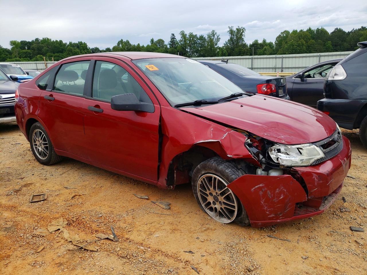 2010 Ford Focus Se Красный vin: 1FAHP3FN8AW188466