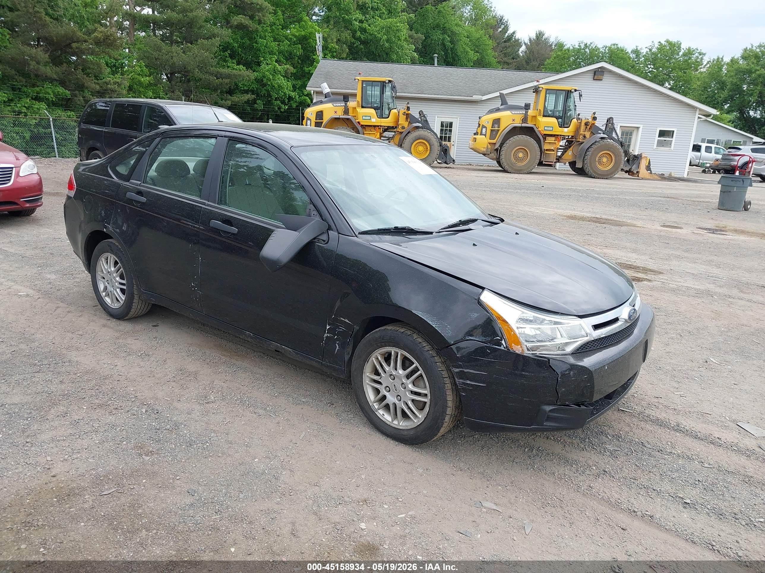 2010 Ford Focus Se Черный vin: 1FAHP3FN8AW234667