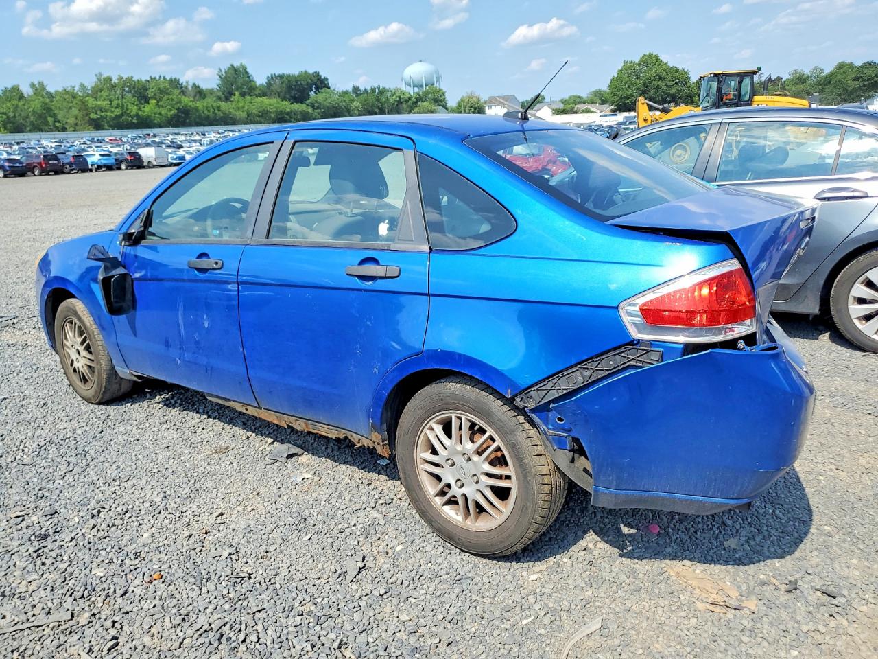 2010 Ford Focus Se Blue vin: 1FAHP3FN8AW275266
