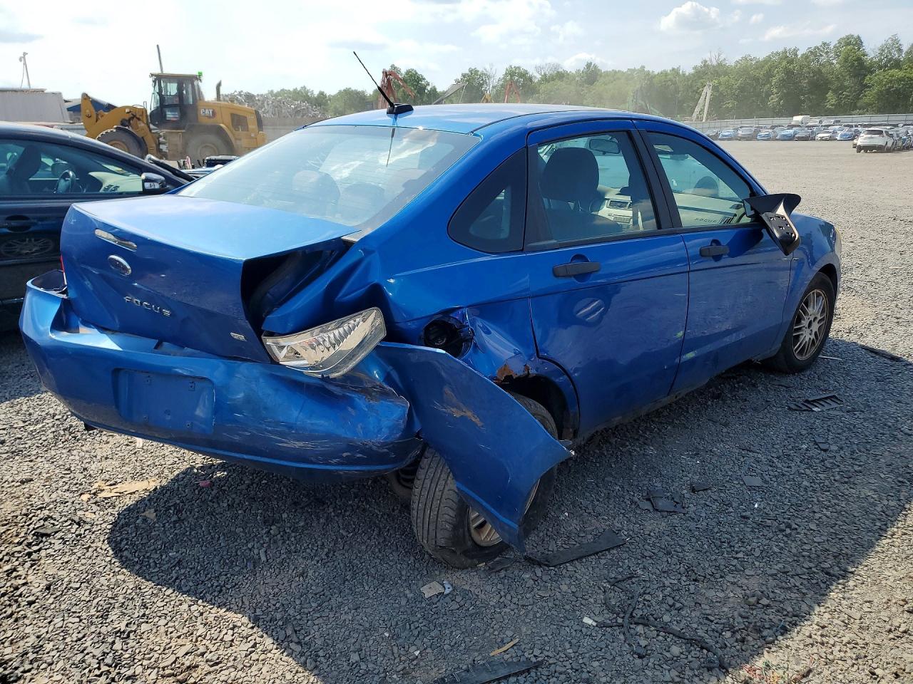 2010 Ford Focus Se Blue vin: 1FAHP3FN8AW275266
